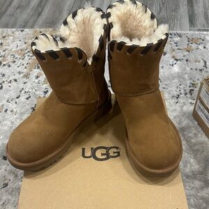 UGG Tan Shearling Lined Boots
